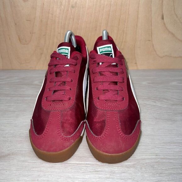 Puma Roma Basic Burgundy/White 362795-22 Youth 3.5C - Picture 3 of 11